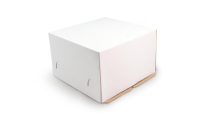 Короб картонный белый без окна Pasticciere